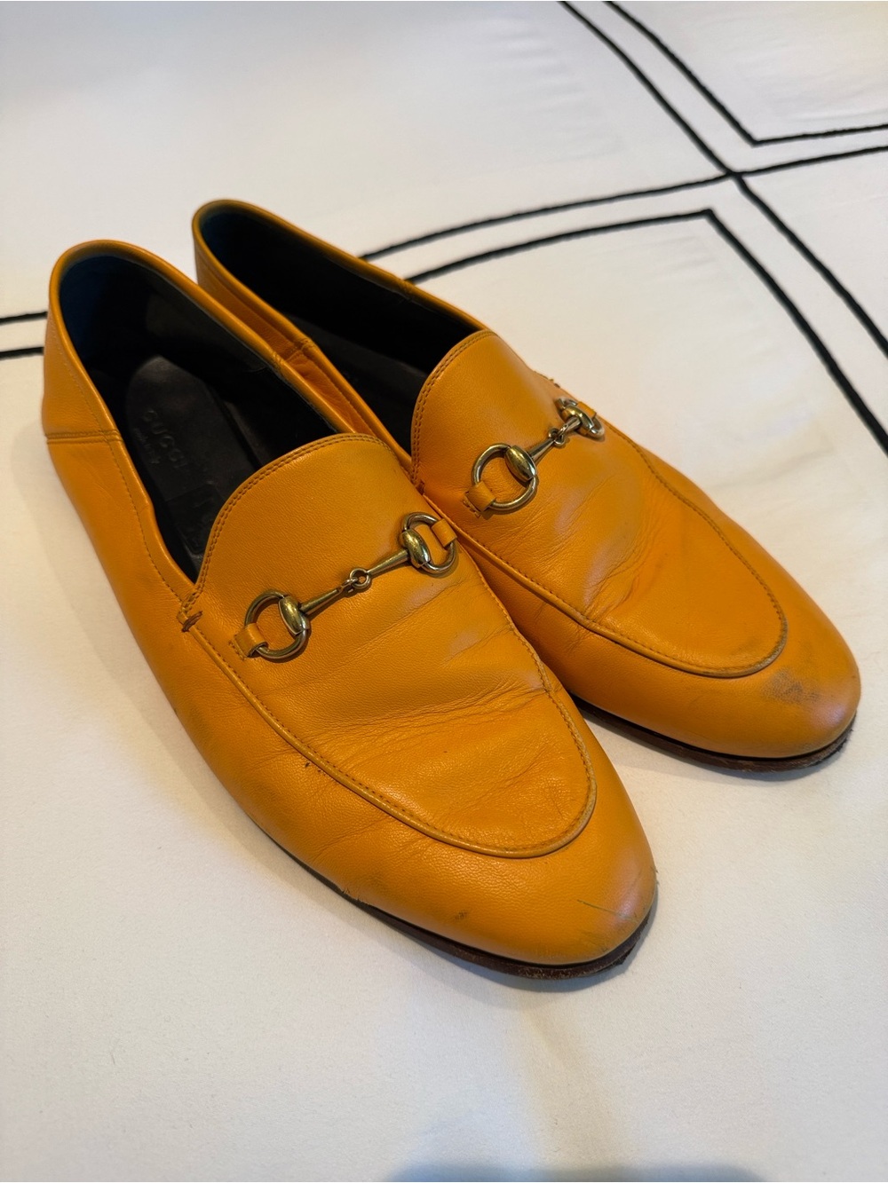Gucci Brixton Orange loafer